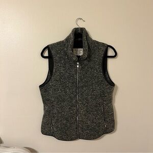 Abercrombie Sherpa Zipper Vest with Pockets